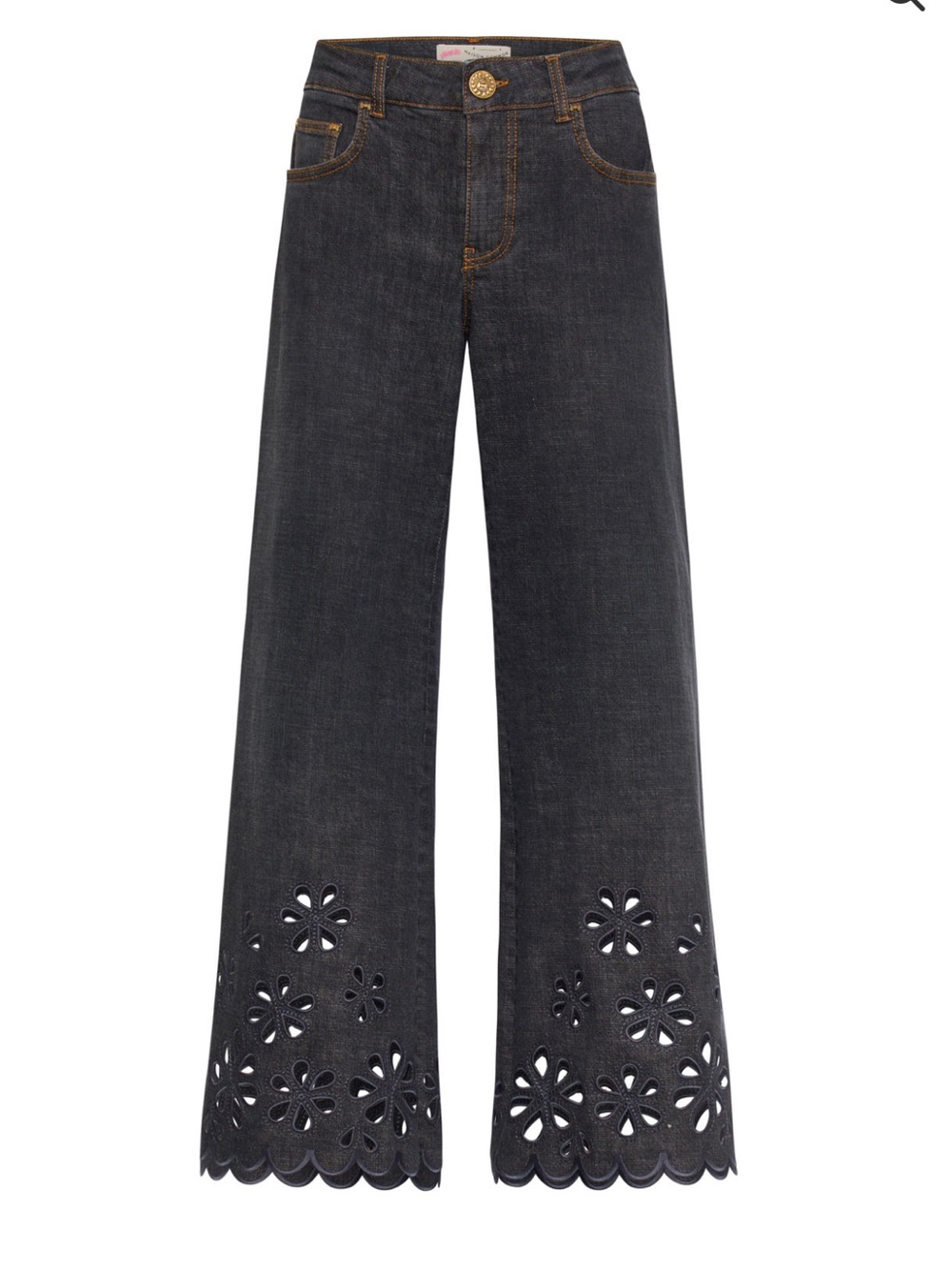 MAISON COMMON Jeans with embroidery